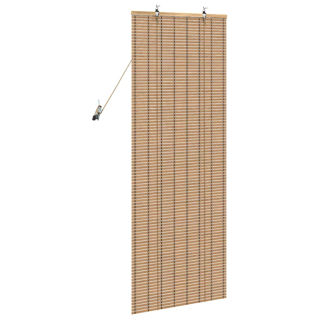 Roller Blind Other Manual Light Brown 60 x 160 cm Bamboo